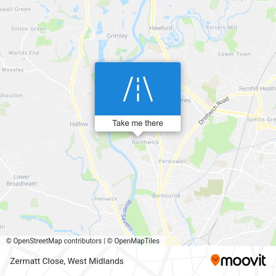 Zermatt Close map