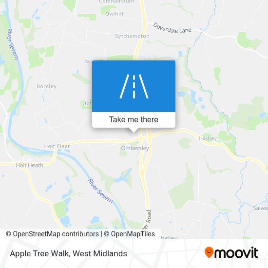 Apple Tree Walk map