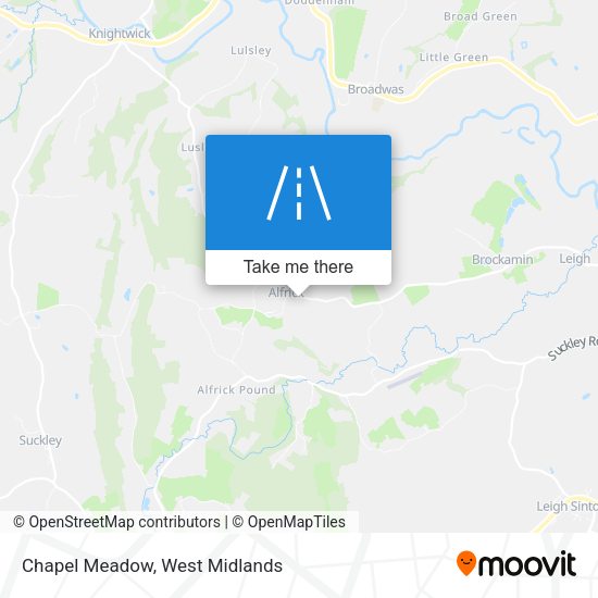 Chapel Meadow map