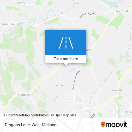 Dragons Lane map