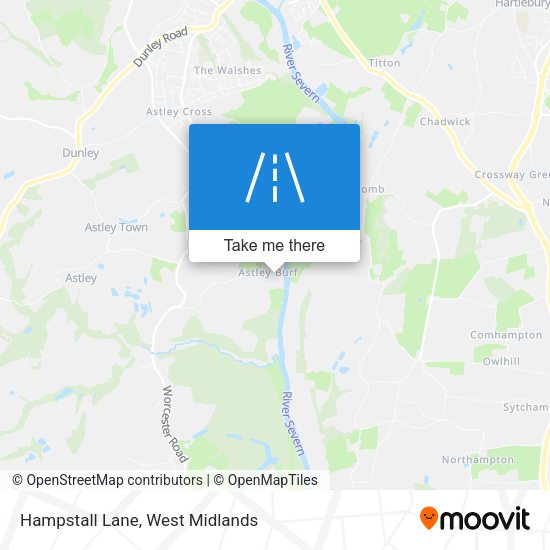 Hampstall Lane map