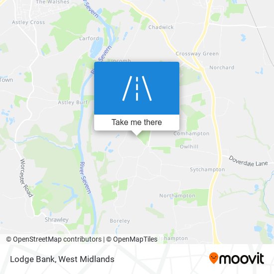 Lodge Bank map