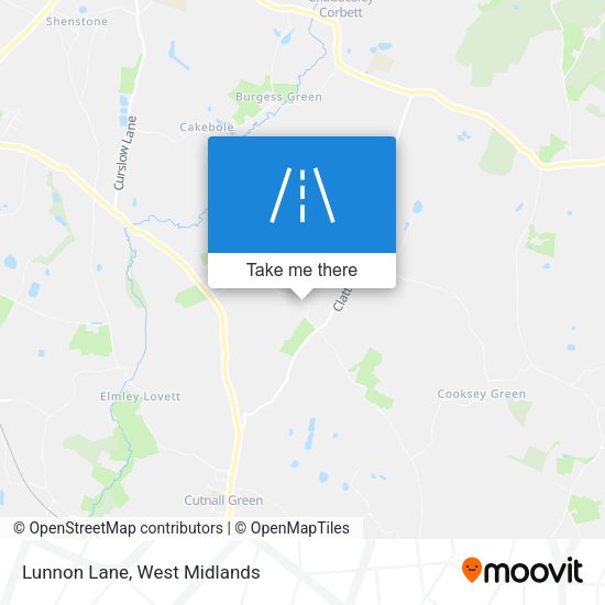 Lunnon Lane map