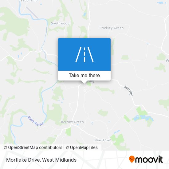 Mortlake Drive map