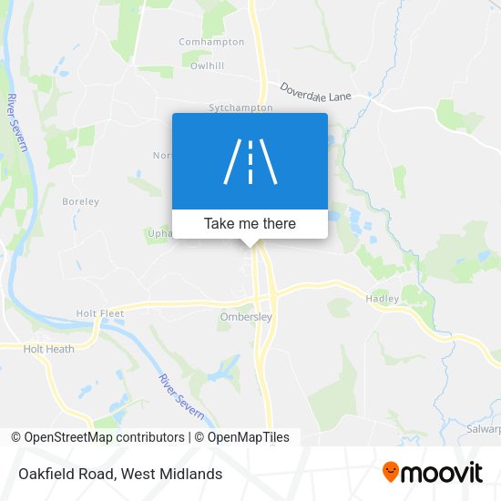 Oakfield Road map