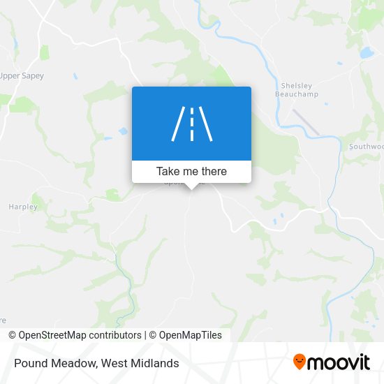 Pound Meadow map
