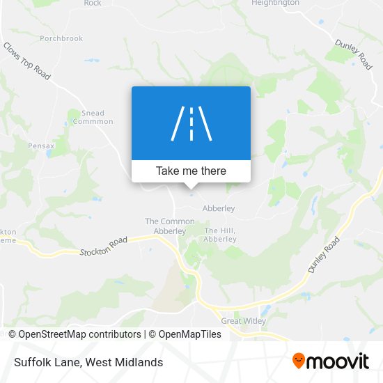 Suffolk Lane map