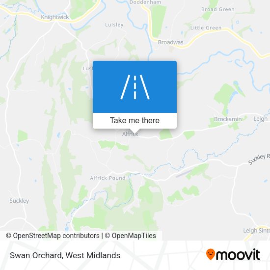 Swan Orchard map