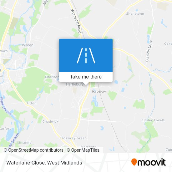 Waterlane Close map