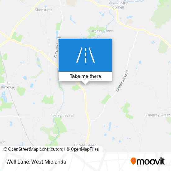 Well Lane map