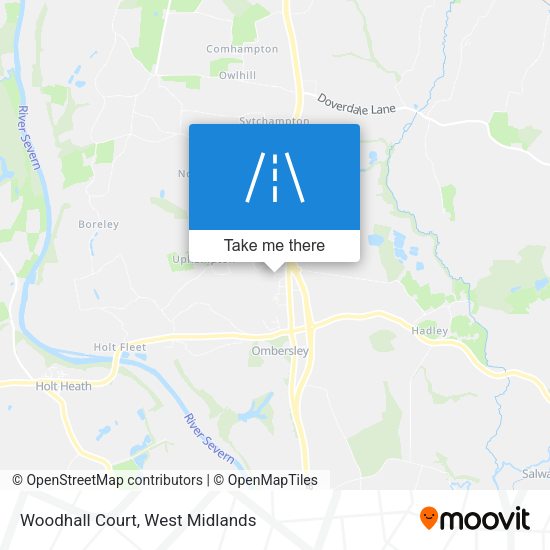 Woodhall Court map
