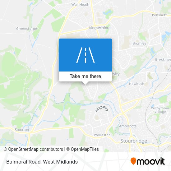 Balmoral Road map