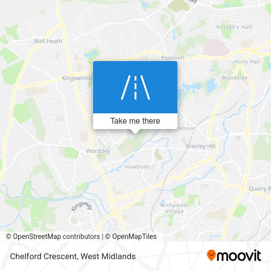 Chelford Crescent map