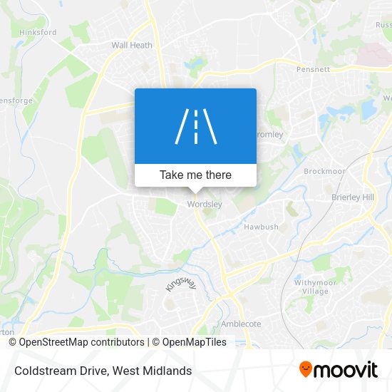 Coldstream Drive map