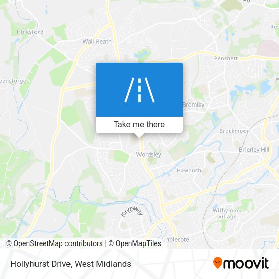 Hollyhurst Drive map