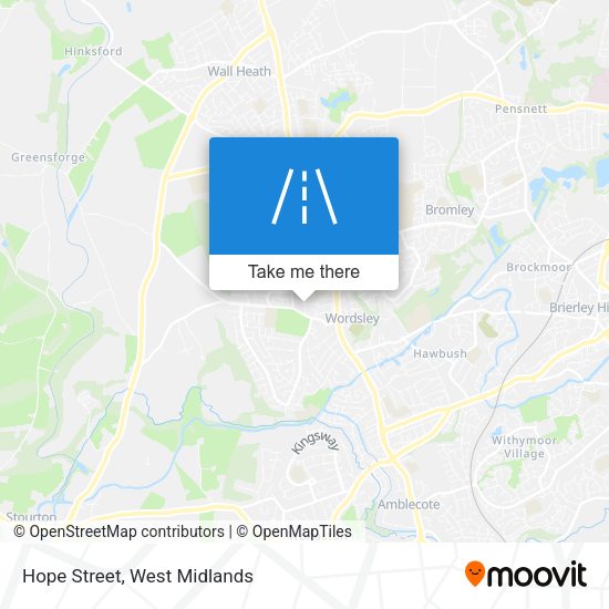 Hope Street map