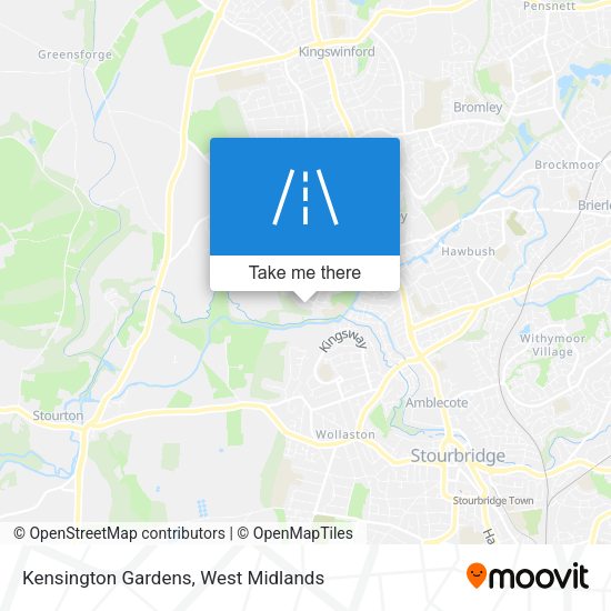Kensington Gardens map
