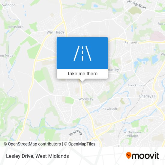 Lesley Drive map