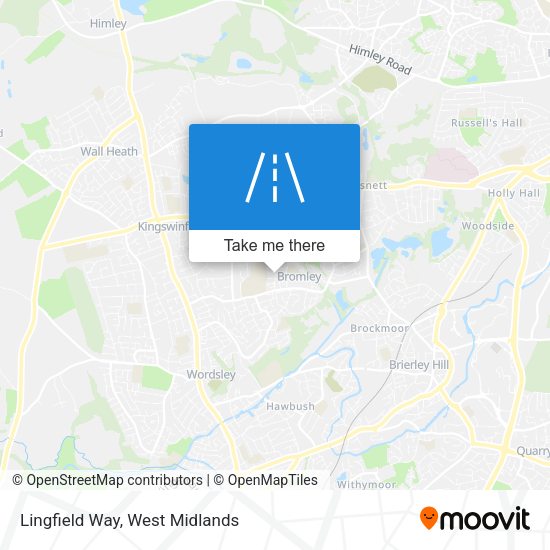 Lingfield Way map