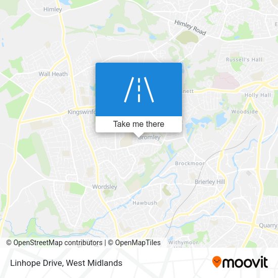 Linhope Drive map