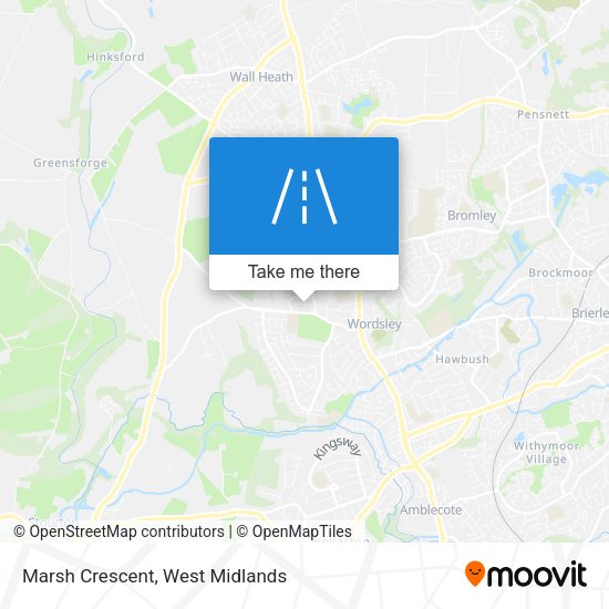 Marsh Crescent map