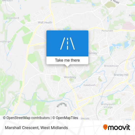 Marshall Crescent map