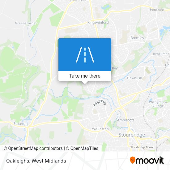 Oakleighs map