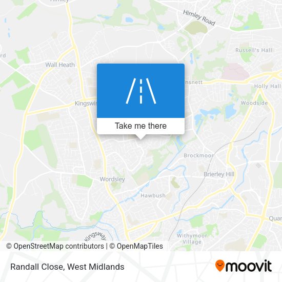 Randall Close map