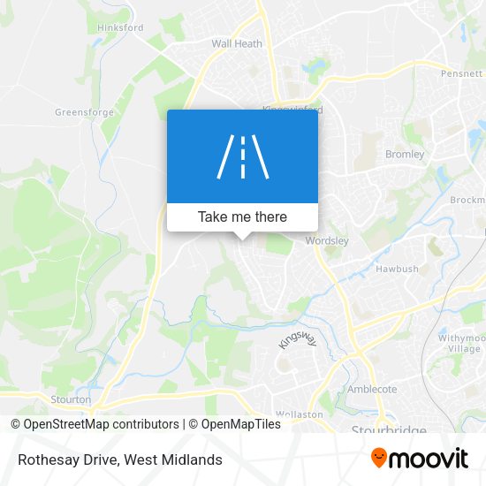 Rothesay Drive map