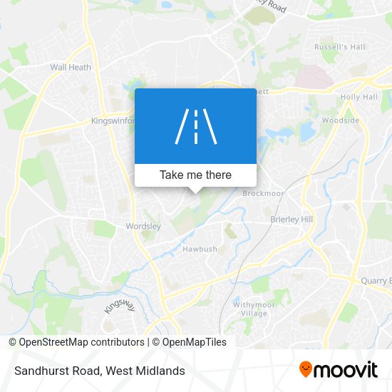 Sandhurst Road map