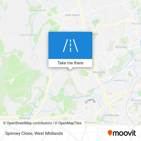Spinney Close map
