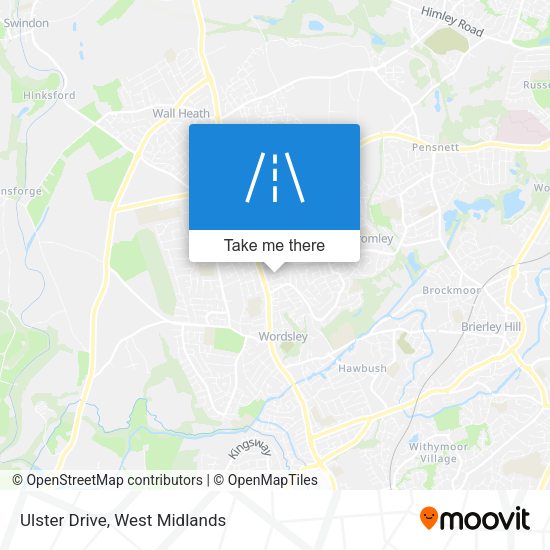 Ulster Drive map