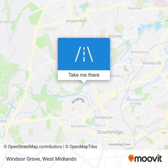 Windsor Grove map
