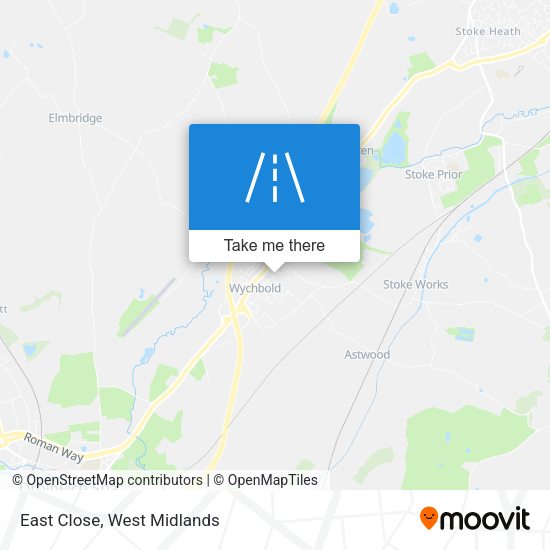 East Close map