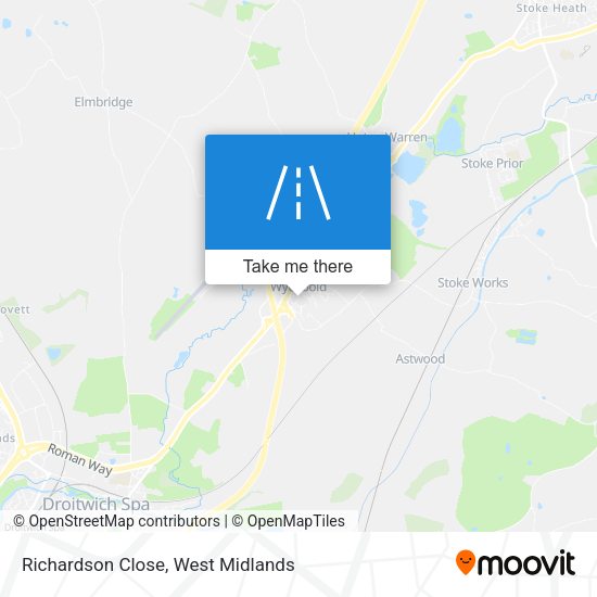 Richardson Close map