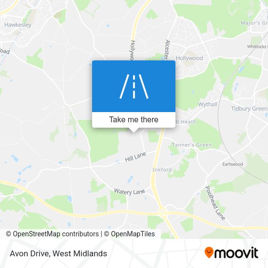 Avon Drive map