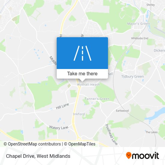 Chapel Drive map