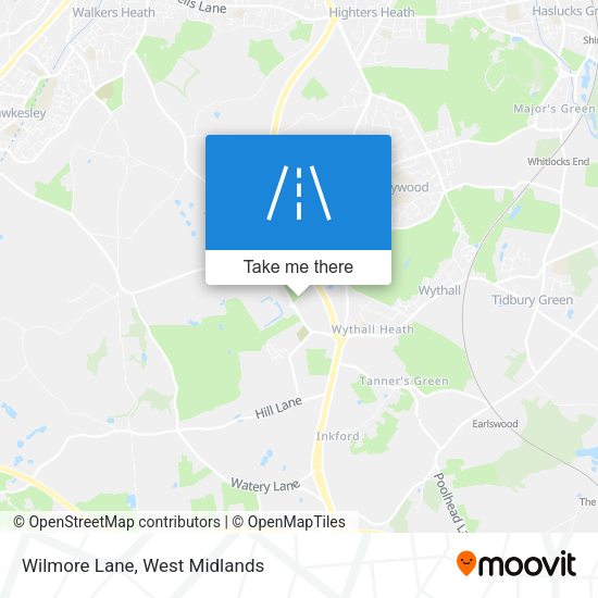 Wilmore Lane map