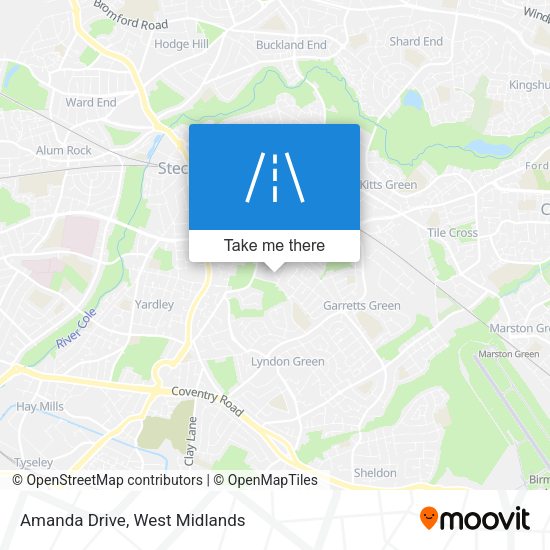 Amanda Drive map