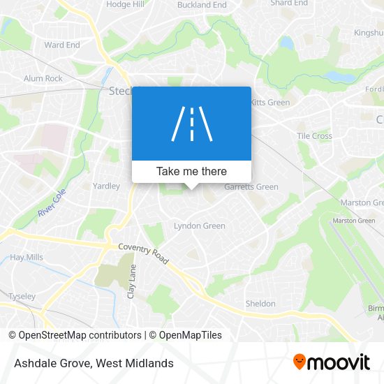 Ashdale Grove map