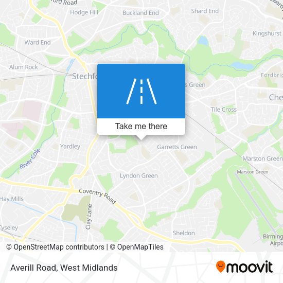 Averill Road map