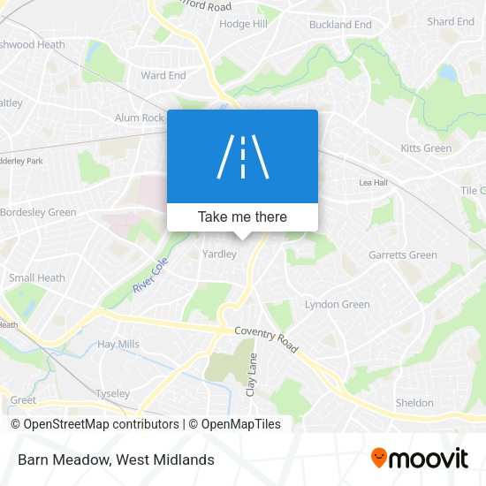 Barn Meadow map