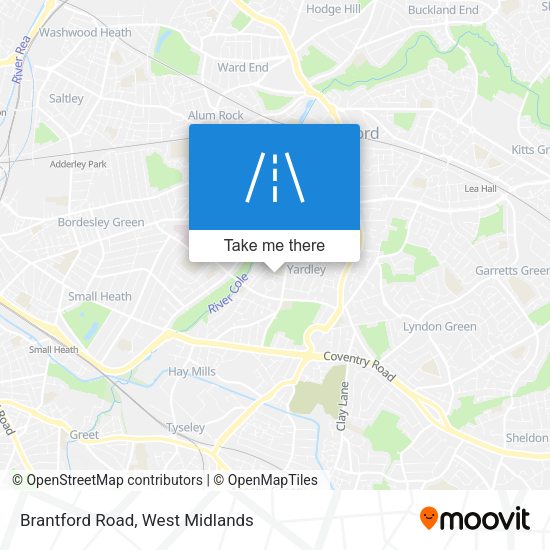 Brantford Road map