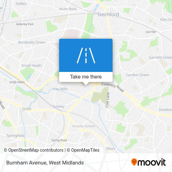Burnham Avenue map