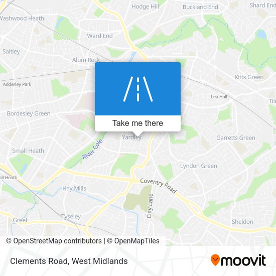 Clements Road map