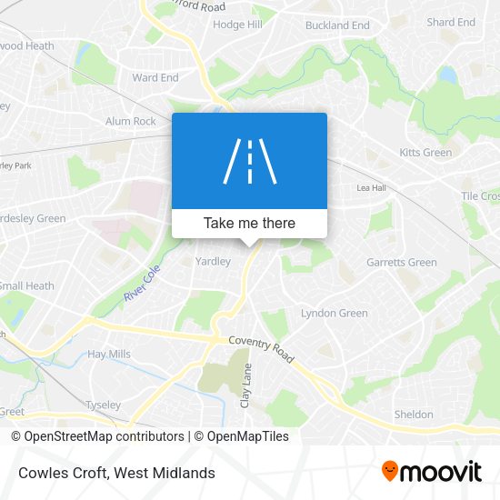 Cowles Croft map