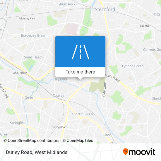 Durley Road map