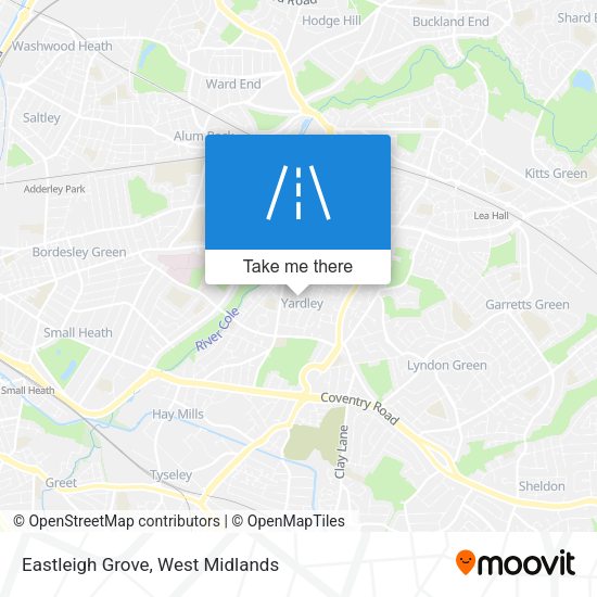 Eastleigh Grove map