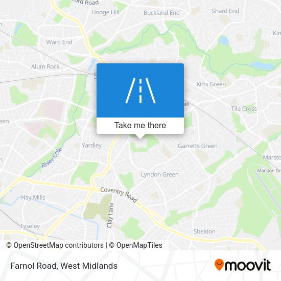 Farnol Road map
