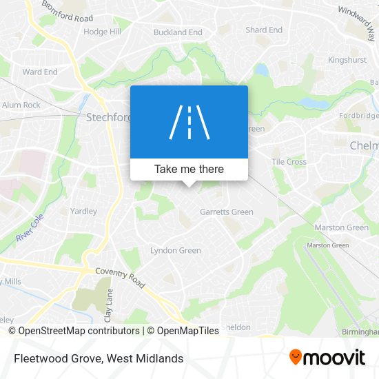 Fleetwood Grove map